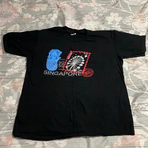 Singapore landmark 100% cotton T-shirt